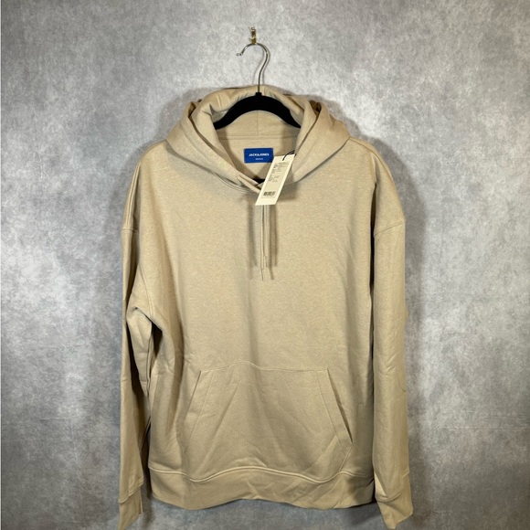 Jack & Jones Hoodie Crème, Large - Picture 2 of 3